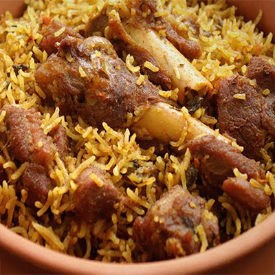 "Mutton Hyderabadi Dum Biryani (Single) (Alpha Hotel) - Click here to View more details about this Product